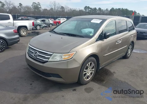 2011 Honda Odyssey Ex-L z USA, uszkodzony, nr VIN 5FNRL5H67BB016754